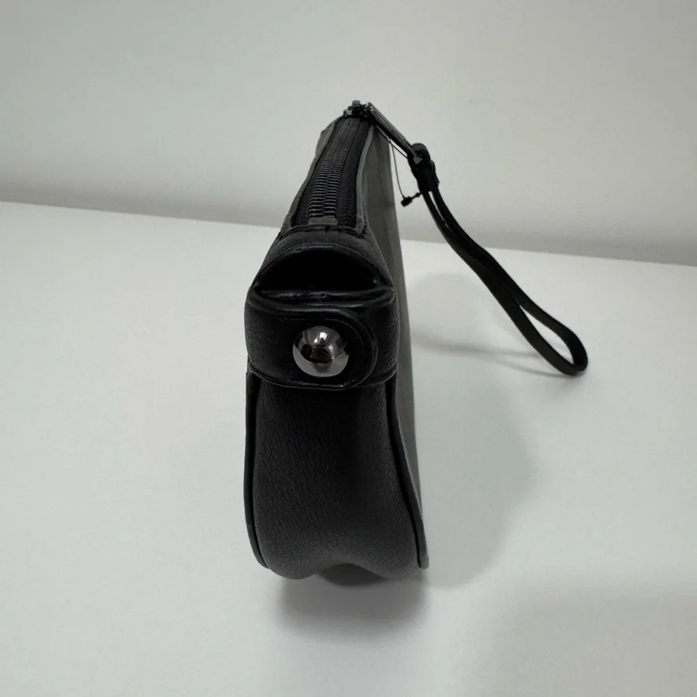 Talbots Leather‎ Moon Bag Wristlet Clutch